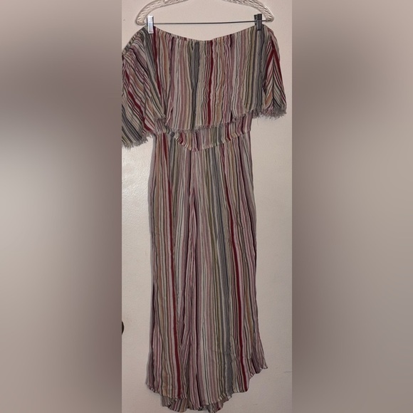 Striped Multicolor Jumpsuit - Picture 3 of 4